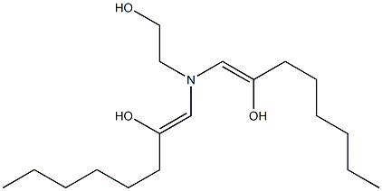 1,1'-[(2-Hydroxyethyl)imino]bis(1-octen-2-ol) Struktur