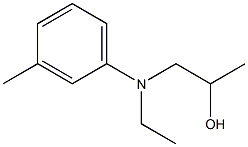 N-Ethyl-N-(2-hydroxypropyl)-m-toluidine Struktur