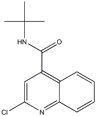 2-Chloro-N-tert-butylquinoline-4-carboxamide Struktur