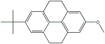 2-Methoxy-7-tert-butyl-4,5,9,10-tetrahydropyrene Struktur