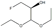 (S)-3-Fluoro-2-hydroxypropionaldehyde diethyl acetal Struktur