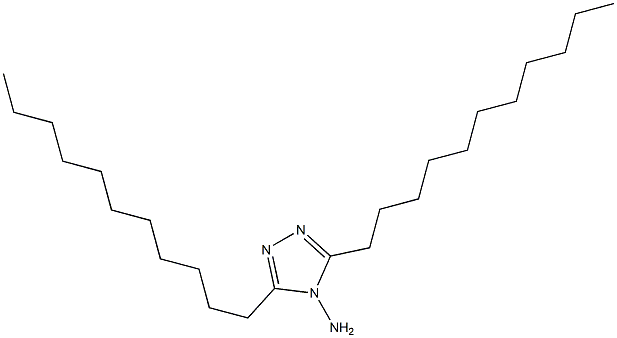 4-Amino-3,5-diundecyl-4H-1,2,4-triazole Struktur