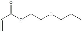 Acrylic acid 2-propoxyethyl ester Struktur