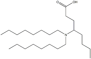 4-(ジオクチルアミノ)オクタン酸 化學(xué)構(gòu)造式