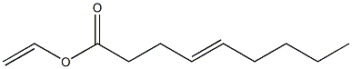 4-Nonenoic acid ethenyl ester Struktur