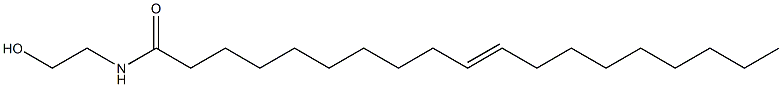 N-(2-Hydroxyethyl)-10-nonadecenamide Struktur