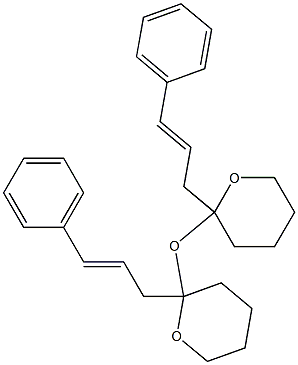 trans-Cinnamyl(tetrahydro-2H-pyran-2-yl) ether Struktur