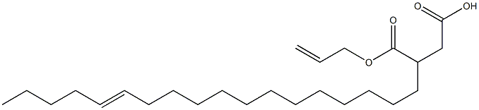 3-(13-Octadecenyl)succinic acid 1-hydrogen 4-allyl ester Struktur