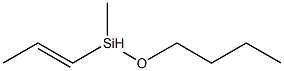 Butoxy(methyl)(1-propenyl)silane Struktur