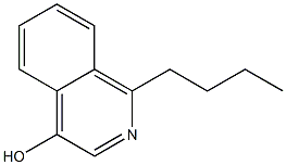 1-Butylisoquinolin-4-ol Struktur