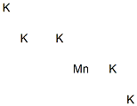 Manganese pentapotassium Struktur