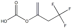 Carbonic acid 2,2,2-trifluoroethylvinyl ester Struktur