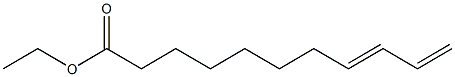 8,10-Undecadienoic acid ethyl ester Struktur