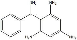 (2,4,6-Triaminophenyl)phenylmethanamine Struktur