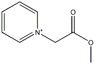 1-(Methoxycarbonylmethyl)pyridinium Struktur