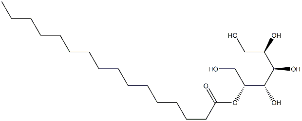 D-Mannitol 2-hexadecanoate Struktur