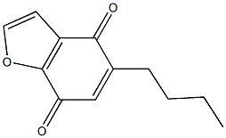 5-Butylbenzofuran-4,7-dione Struktur