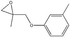 3-Methylphenyl 2-methylglycidyl ether Struktur