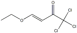 1,1,1-Trichloro-4-ethoxy-3-buten-2-one Struktur