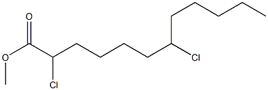 2,7-Dichlorolauric acid methyl ester Struktur