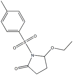 5-Ethoxy-1-[[4-methylphenyl]sulfonyl]pyrrolidin-2-one Struktur