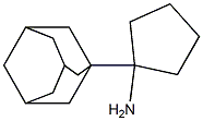 1-(Adamantan-1-yl)cyclopentan-1-amine Struktur