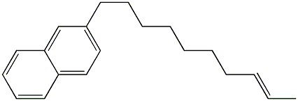 2-(8-Decenyl)naphthalene Struktur