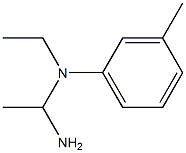 N-Ethyl-N-(1-aminoethyl)-3-methylaniline Struktur