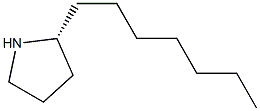 (R)-2-Heptylpyrrolidine Struktur