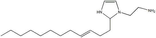 1-(2-Aminoethyl)-2-(3-dodecenyl)-4-imidazoline Struktur