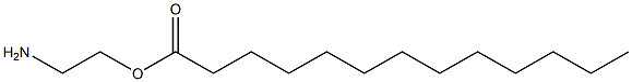 Tridecanoic acid 2-aminoethyl ester Struktur