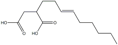 2-(3-Nonenyl)succinic acid Struktur