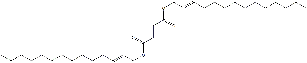 Succinic acid di(2-tetradecenyl) ester Struktur