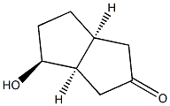 (1S,5R,6S)-6-Hydroxybicyclo[3.3.0]octan-3-one Struktur