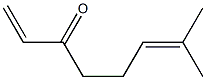 7-Methyl-1,6-octadien-3-one Struktur