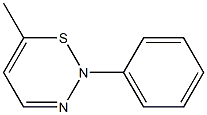 6-Methyl-2-phenyl-2H-1,2,3-thiadiazine Struktur