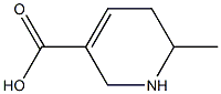 1,2,5,6-Tetrahydro-6-methylpyridine-3-carboxylic acid Struktur