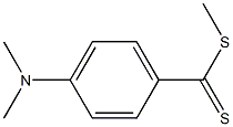 4-Dimethylaminodithiobenzoic acid methyl ester Struktur