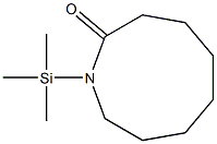 1-Trimethylsilylazacyclononan-2-one Struktur