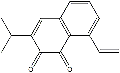 8-Ethenyl-3-isopropyl-1,2-naphthoquinone Struktur