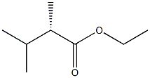 [S,(+)]-2,3-Dimethylbutyric acid ethyl ester Struktur