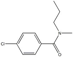 N-Methyl-N-propyl-4-chlorobenzamide Struktur