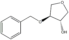 (3S,4S)-4-Benzyloxytetrahydrofuran-3-ol Struktur