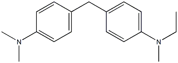 N,N,N'-Trimethyl-N'-ethyl[4,4'-methylenebisaniline] Struktur