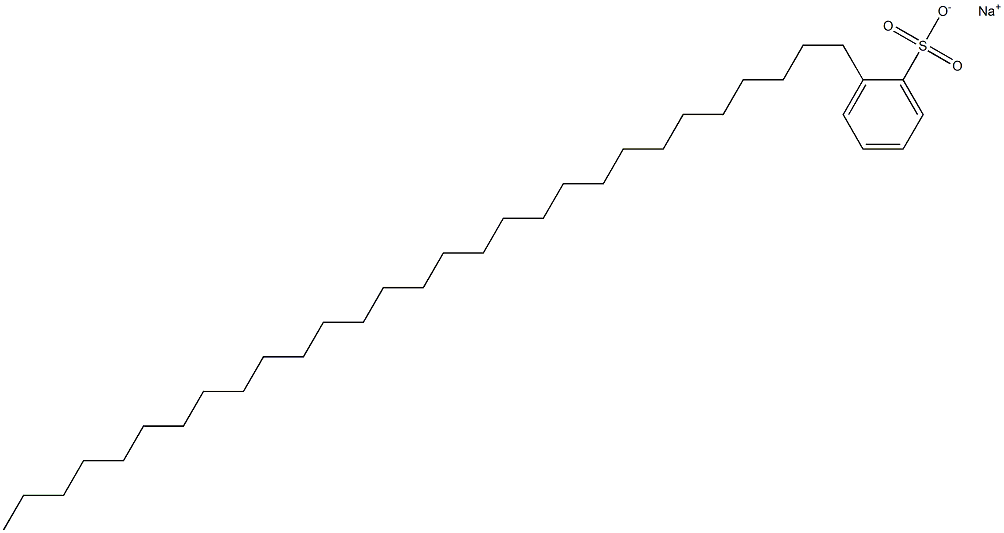 2-Nonacosylbenzenesulfonic acid sodium salt Struktur