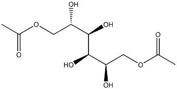 D-Glucitol 1,6-diacetate Struktur