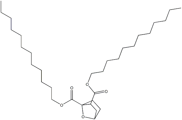 7-Oxabicyclo[2.2.1]heptane-1,2-dicarboxylic acid didodecyl ester Struktur