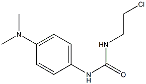 1-(2-Chloroethyl)-3-[p-(dimethylamino)phenyl]urea Struktur