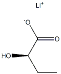 (2R)-2-Hydroxybutyric acid lithium salt Struktur