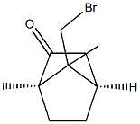 [1R,4R,(+)]-9-Bromobornane-2-one Struktur